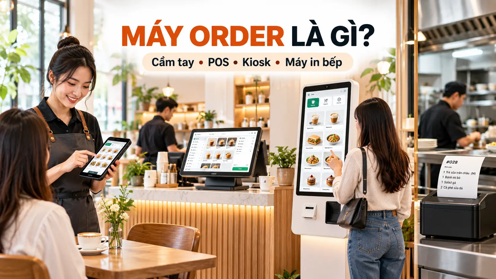 Máy order là gì? Giá bao nhiêu? Các loại máy order cho quán cafe, nhà hàng