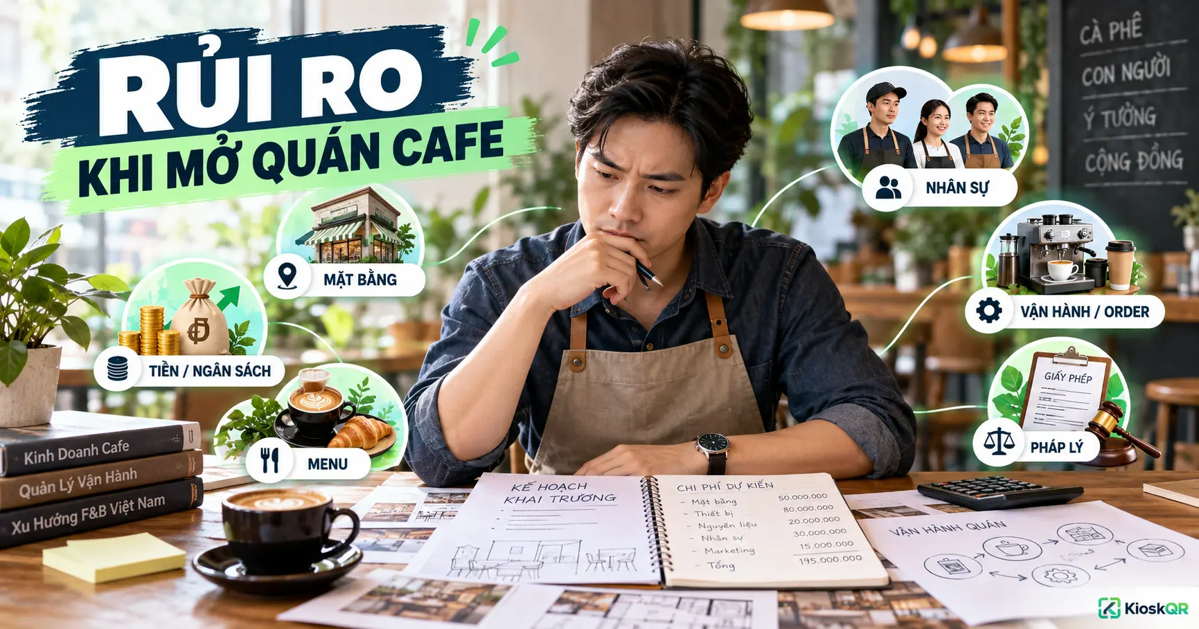Những rủi ro khi mở quán cafe: 11 sai lầm và cách phòng tránh